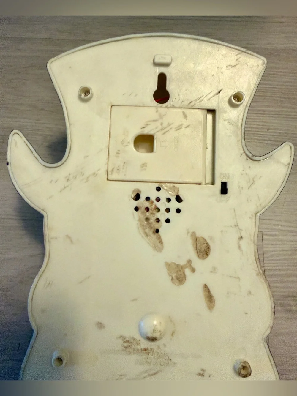Vtg 1995 Paper Magic Electronic Skull Wall Plaque Animated Lights Sounds-works!